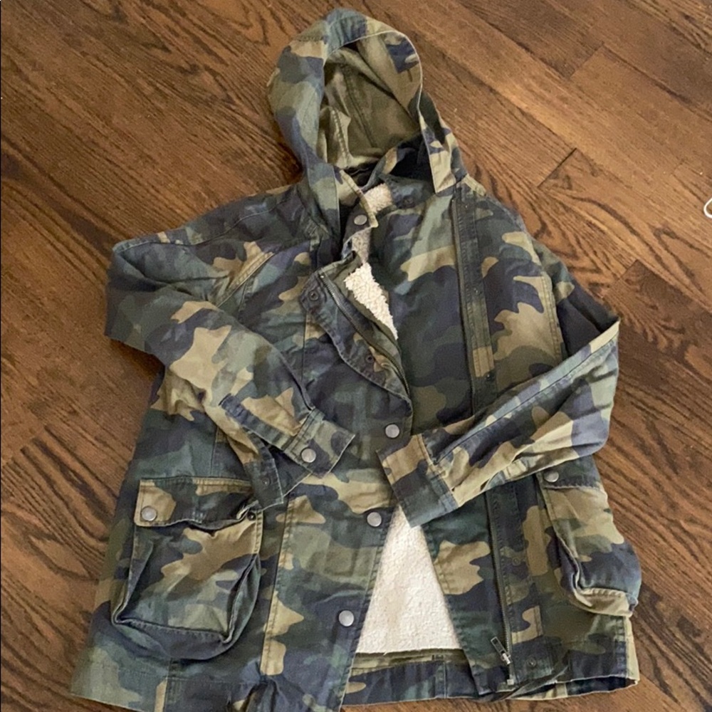 Army Print coat
